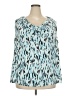 Kasper Blue Sleeveless Blouse Size 3X - photo 1