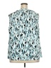 Kasper Blue Sleeveless Blouse Size 3X - photo 2