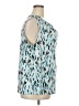 Kasper Blue Sleeveless Blouse Size 3X - photo 4
