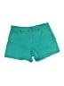Faded Glory Solid Teal Shorts Size 4 - photo 1