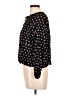 Gap Black 3/4 Sleeve Blouse Size L - photo 5