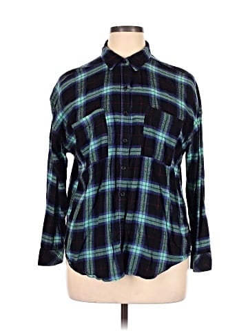 BP. Long Sleeve Button-Down Shirt (view 1)