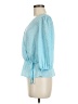 Sienna Sky 100% Polyester Blue 3/4 Sleeve Blouse Size M - photo 5