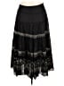 Sunny Leigh Graphic Black Casual Skirt Size 12 - photo 1