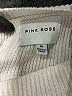 Pink Rose Ivory Turtleneck Sweater Size M - photo 7