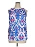 Crown & Ivy Blue Sleeveless Blouse Size XL - photo 1