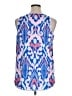 Crown & Ivy Blue Sleeveless Blouse Size XL - photo 2