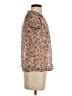 Zara Basic Floral Tan Short Sleeve Blouse Size S - photo 4