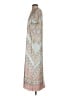 Ann Taylor 100% Polyester Paisley Silver Casual Dress Size 2 - photo 5
