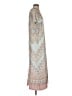 Ann Taylor 100% Polyester Paisley Silver Casual Dress Size 2 - photo 4