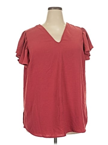 Adrianna Papell Short Sleeve Top (view 1)