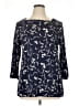 Chico's Blue 3/4 Sleeve T-Shirt Size XL (3) - photo 1