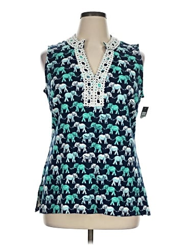 Crown & Ivy Sleeveless Blouse (view 1)