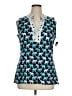 Crown & Ivy Teal Sleeveless Blouse Size 1X - photo 1