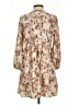 Entro 100% Polyester Animal Print Tan Casual Dress Size S - photo 2