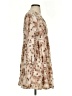 Entro 100% Polyester Animal Print Tan Casual Dress Size S - photo 4
