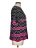 M Missoni Chevron-herringbone Pink Short Sleeve Blouse Size M - photo 4