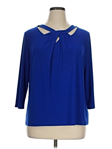 Kasper 3/4 Sleeve Blouse (view 1)