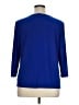 Kasper Blue 3/4 Sleeve Blouse Size XL - photo 2