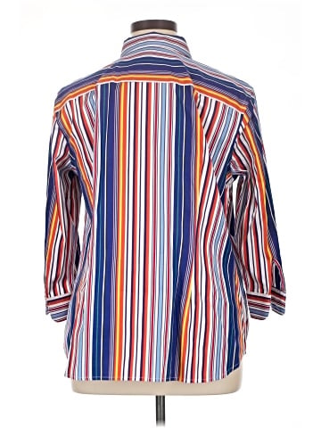 Lauren by Ralph Lauren 3/4 Sleeve Button-Down Shirt (view 2)