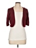 Perceptions Burgundy Cardigan Size 10 - photo 1