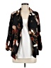 14th & Union 100% Polyester Print Black Blazer Size M - photo 1