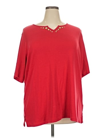 Quacker Factory Short Sleeve Top (view 1)