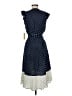 Summersalt 100% Recycled Polyester Polka Dots Blue Casual Dress Size M - photo 2