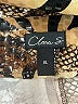 Clara S. Animal Print Gold Long Sleeve Blouse Size XL - photo 7