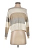 Poof! Color Block Tan Pullover Sweater Size S - photo 1