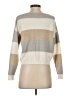 Poof! Color Block Tan Pullover Sweater Size S - photo 2