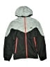 Nike 100% Polyester Color Block Gray Windbreaker Size M (kids) - photo 1