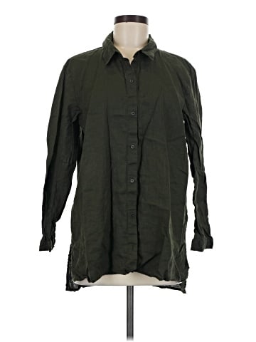 Eileen Fisher 3/4 Sleeve Button-Down Shirt (view 1)