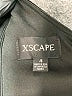 Xscape 100% Polyester Solid Black Cocktail Dress Size 4 - photo 7