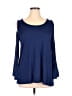 Chico's Blue 3/4 Sleeve Top Size XL (3) - photo 1