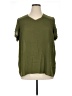 Roaman's Green Short Sleeve Top Size 16w - photo 1