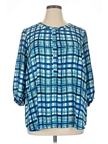 Not Your Daughter's Jeans 3/4 Sleeve Blouse (view 1)
