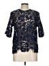 Zara Blue Black Swimsuit Cover Up Size L - photo 1