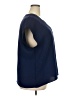 Angels 100% Polyester Blue Short Sleeve Blouse Size 2X - photo 4
