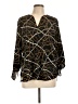 MICHAEL Michael Kors Black Long Sleeve Blouse Size L - photo 1
