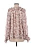 Lulus 100% Polyester Pink Long Sleeve Blouse Size M - photo 2