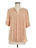 Ann Taylor Tan Short Sleeve Blouse Size M - photo 1