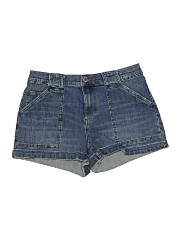 Cosmic Blue Love Denim Shorts (view 1)