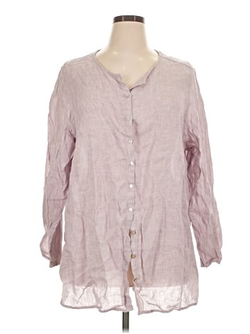 Tahari 3/4 Sleeve Button-Down Shirt (view 1)