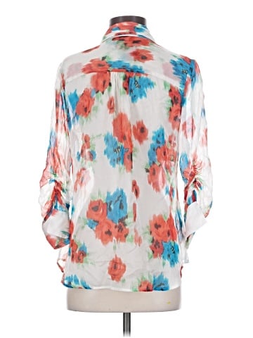 Fifteen Twenty 3/4 Sleeve Silk Top (view 2)