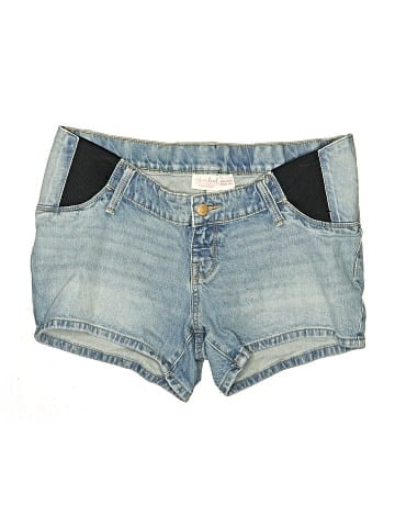Isabel Maternity Denim Shorts (view 1)