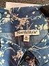 North Style 100% Cotton Blue 3/4 Sleeve Button-Down Shirt Size XL - photo 7