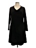 Sympli Solid Black Casual Dress Size 10 - photo 1