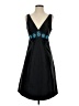 Laundry by Shelli Segal 100% Polyester Graphic Black Cocktail Dress Size 4 - photo 1