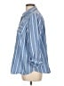 J.Jill Stripes Blue Long Sleeve Button-Down Shirt Size Lg Petite - photo 5